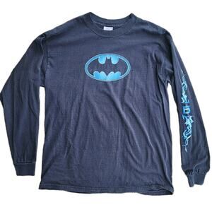 Vintage 2000 Delta Pro Batman DC Comics Long Sleeve Shirt Large L